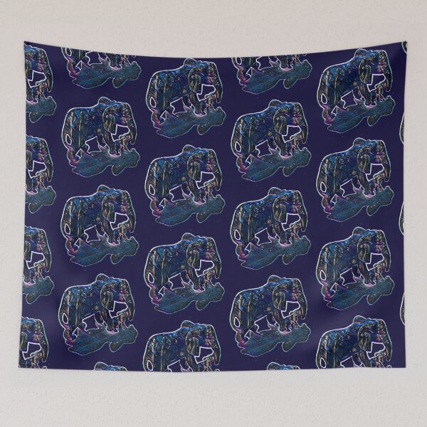 Item preview, elephant mum and baby  designed and sold by Stephanie Akerman.