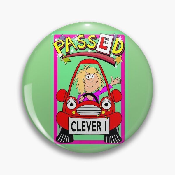 Item preview, Passed driving test, showing happy female as she has just passed her driving test. designed and sold by Michael Mills.