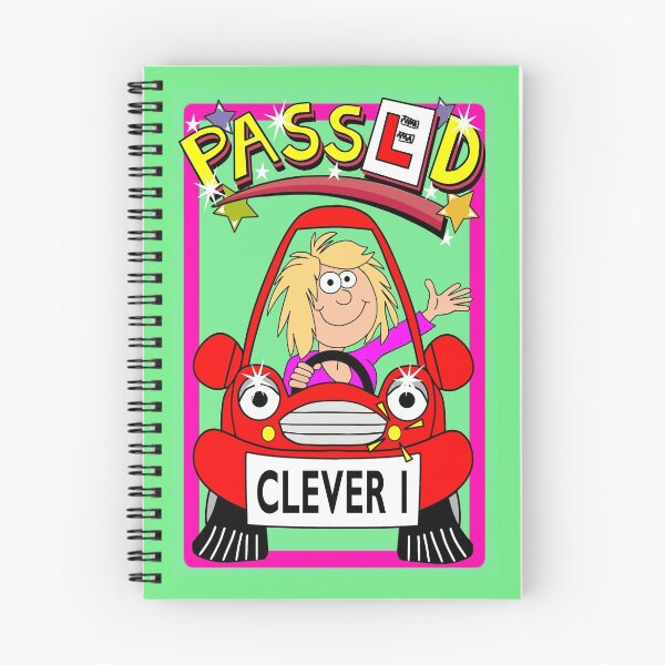 Item preview, Passed driving test, showing happy female as she has just passed her driving test. designed and sold by Michael Mills.