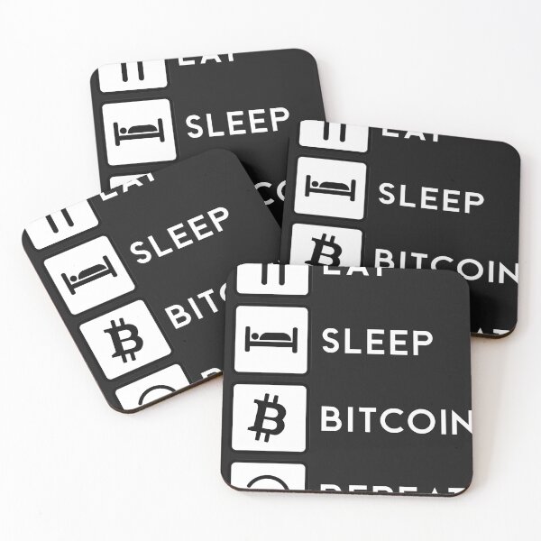 Item preview, Eat, Sleep, Bitcoin, Repeat designed and sold by TheVibeMerchant.