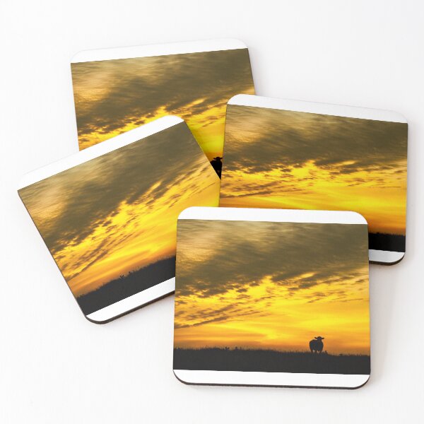 Item preview, Red Sky at Night Cow's Delight designed and sold by MacNAlba.
