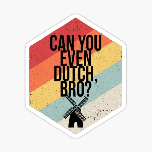 Dutch Bros Dutch Dad Thermos Sticker