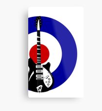 Half Rick Bullseye Metal Print
