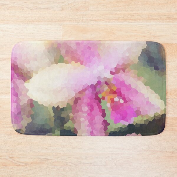 Item preview, Pink orhcid photo art - floral mosaic designed and sold by Designbyfia.