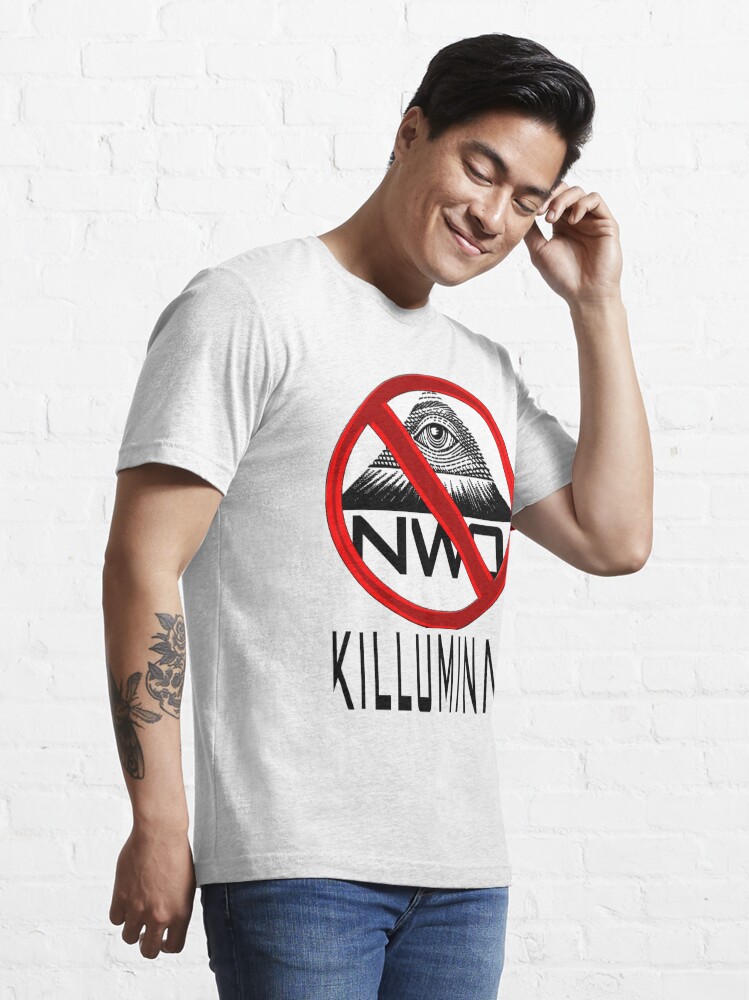 Alternate view of Killuminati - Anti Illuminati / New World Order Essential T-Shirt