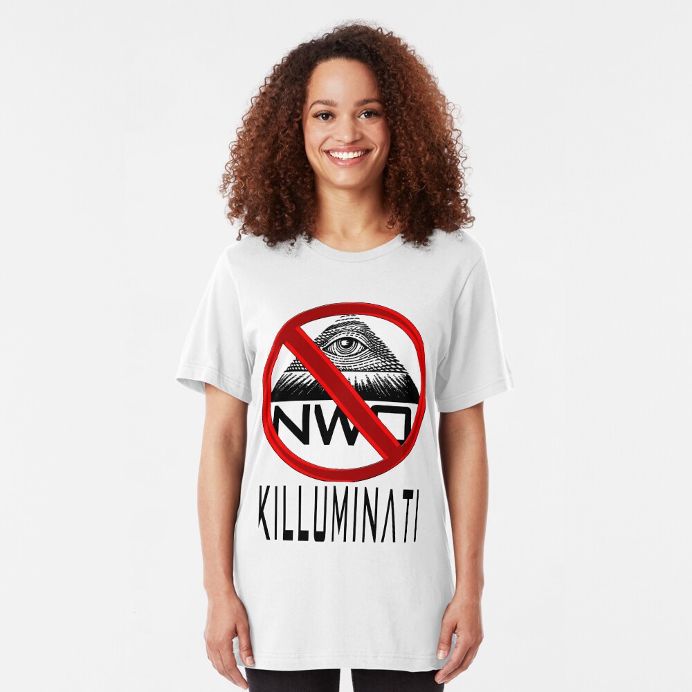 Killuminati - Anti Illuminati / New World Order Slim Fit T-Shirt