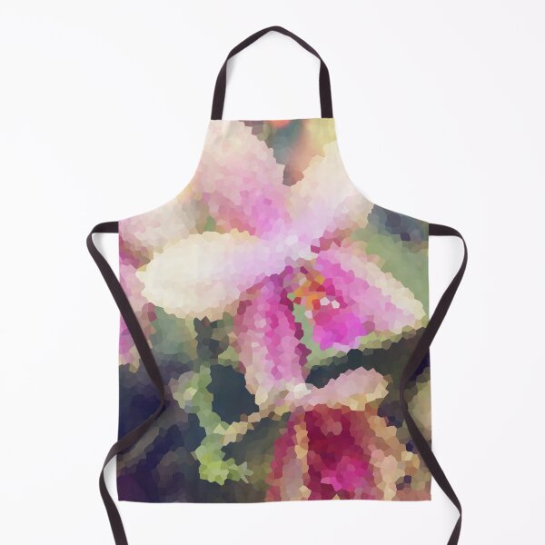 Item preview, Pink orhcid photo art - floral mosaic designed and sold by Designbyfia.