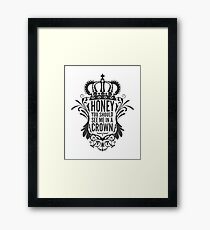 In A Crown - Deluxe Edition Framed Print
