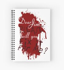Dear Jim, Fix It For Me Spiral Notebook