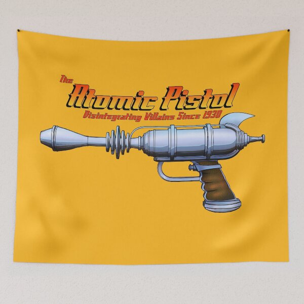 Item preview, Retro Atomic Pistol designed and sold by SideQuest - Scribbled Chaos!.