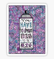 Hairspray Dream Zentangle Sticker