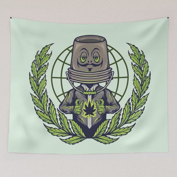 Item preview, Cannabis mascot  designed and sold by ESDT.