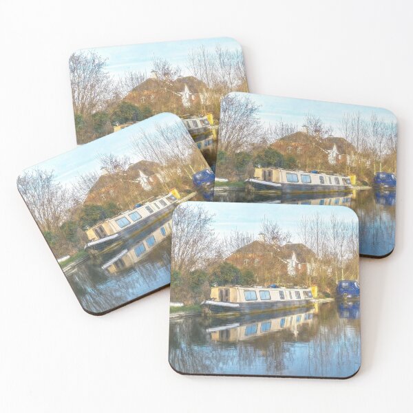 Item preview, Narrowboats At Aldermaston designed and sold by IanWL.