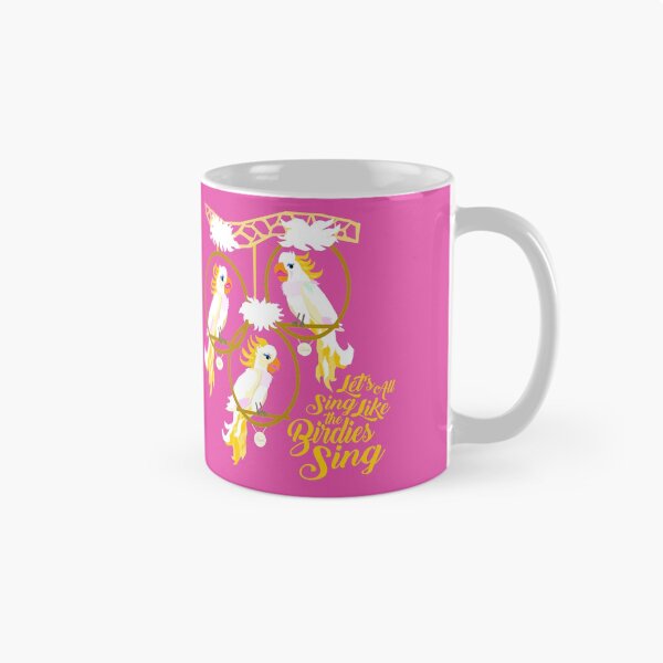 Item preview, Tiki Room Birdies Sing in Pink designed and sold by RadicalRad.