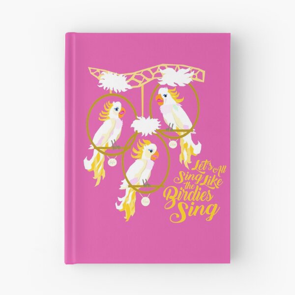 Item preview, Tiki Room Birdies Sing in Pink designed and sold by RadicalRad.