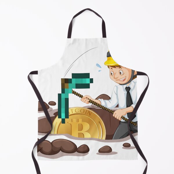 Item preview, Mining Bitcoin Cryptocurrency  designed and sold by WearWolfDesigns.