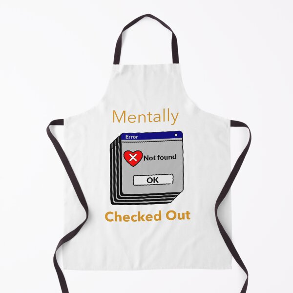 Item preview, Mentally Checked Out - Funny T-Shirts 2021 designed and sold by FranksDesigns.