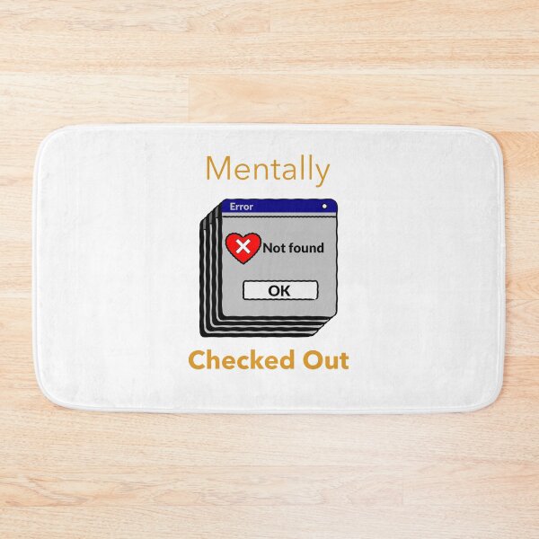 Item preview, Mentally Checked Out - Funny T-Shirts 2021 designed and sold by FranksDesigns.