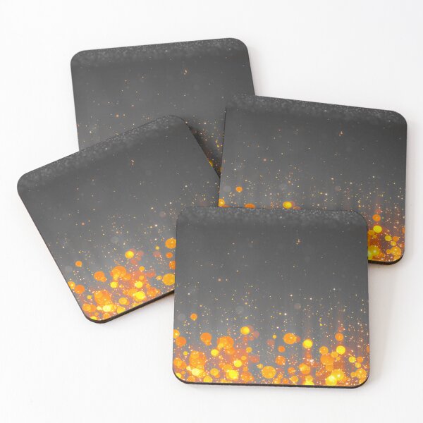 Item preview, Golden lights on grey background designed and sold by fowons.