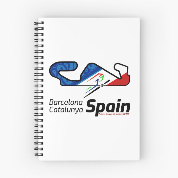 Item preview, Barcelona - Catalunya - Spain Race Track Circuit 2021 on Bright - Real Biker designed and sold by etoide.