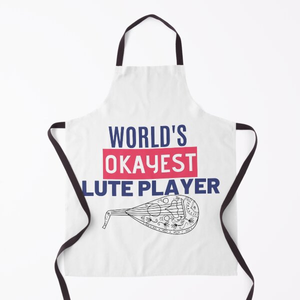 Item preview, WORLD'S OKAYEST LUTE PLAYER designed and sold by Musicianst0re.