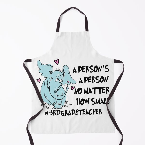 Item preview, Funny Elephant A Person Is A Person No Matter How Small 3rd Grade Teacher designed and sold by AlisonWalsh24.