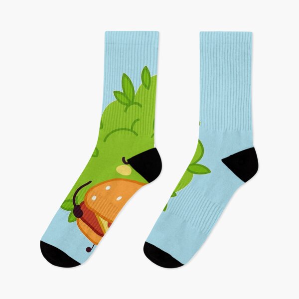 Item preview, Cute funny marijuana weed bud character with burger designed and sold by ESDT.