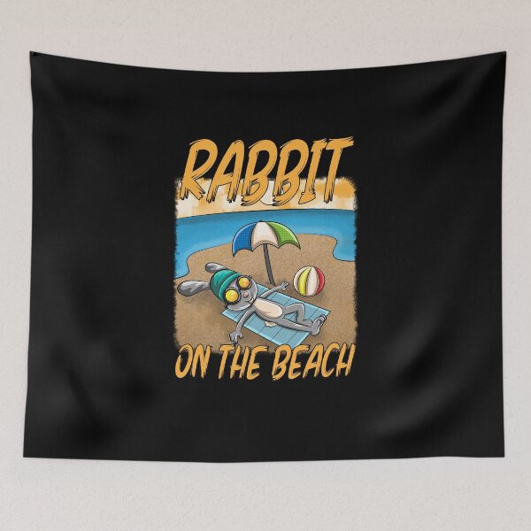 Item preview, RABBIT ON THE BEACH designed and sold by DA-BRAND-DESIGN.