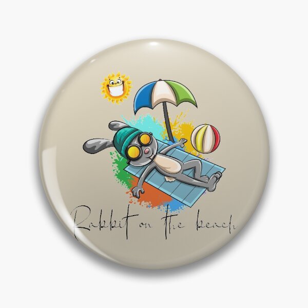Item preview, RABBIT ON THE BEACH designed and sold by DA-BRAND-DESIGN.
