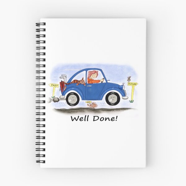 Item preview, Passed driving test, showing happy female as she has just passed her driving test. designed and sold by Michael Mills.
