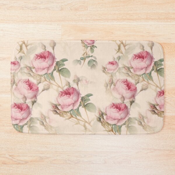 Item preview, Pink Vintage Roses Pastel Background designed and sold by LADYGOODMOOD.