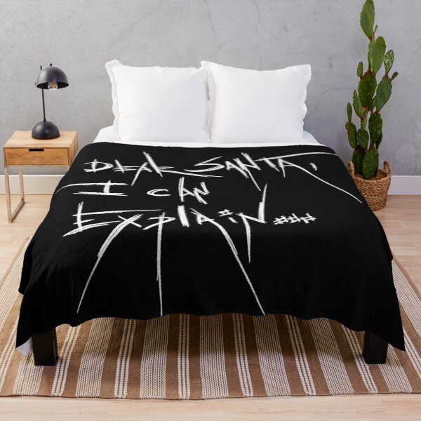 Item preview, Dear Santa, I can explain... BLACK designed and sold by kraftykerr.