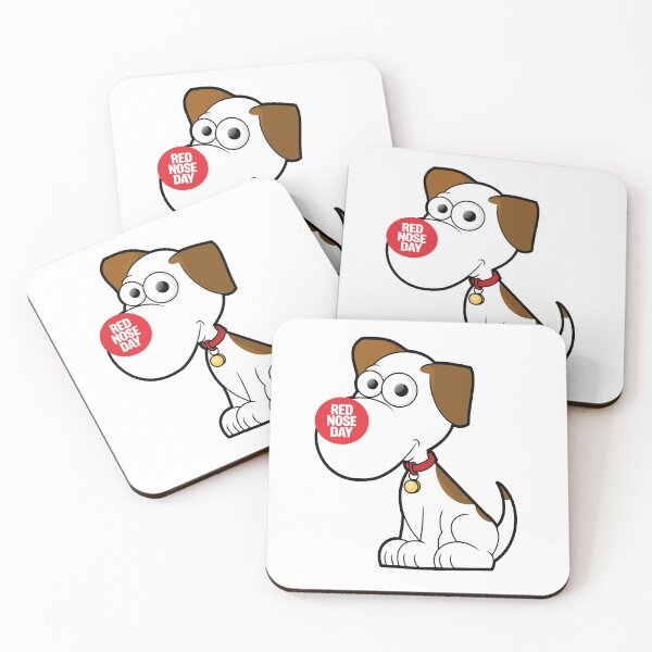 Item preview, Red Nose Day Happy Dog designed and sold by WearWolfDesigns.