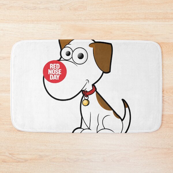 Item preview, Red Nose Day Happy Dog designed and sold by WearWolfDesigns.