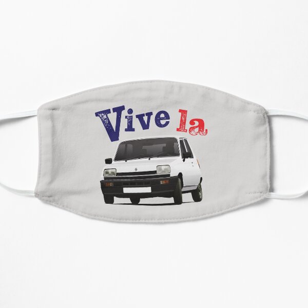 Vive la Renault 5 - white Flat Mask