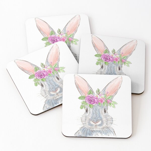 Item preview, Denizko Art Gray Rabbit designed and sold by denizko.