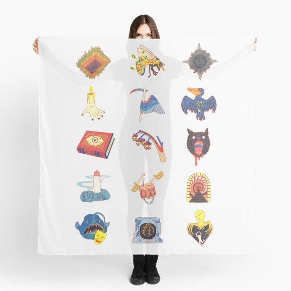 Item preview, 15 Fears Risograph Icons designed and sold by RustyQuill.