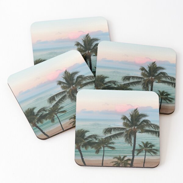 Item preview, Tropical Beach Paradise - Palm Trees at Sunrise designed and sold by TammiPrez.