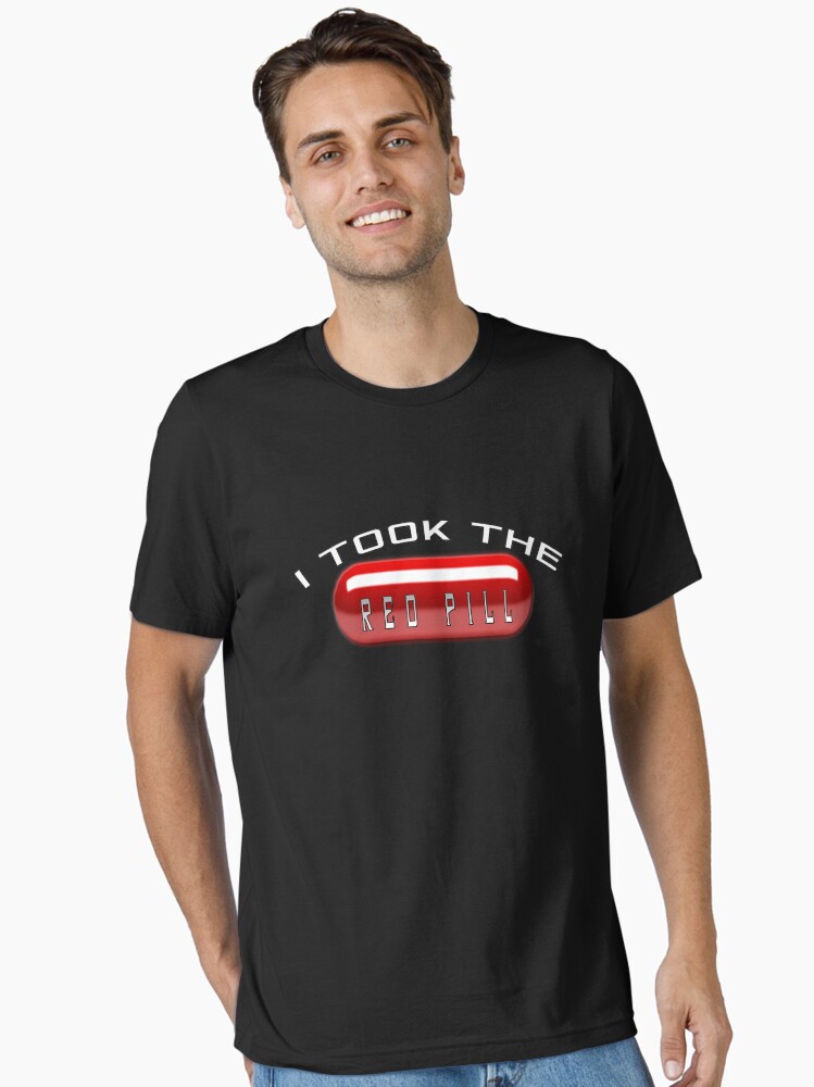 Thumbnail 2 of 7, Essential T-Shirt, I Took the Red Pill - The Matrix designed and sold by ODDTV.