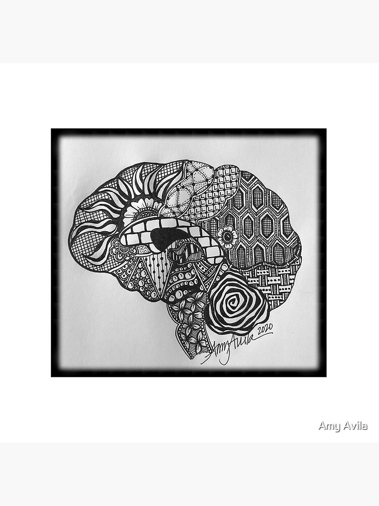 Book: Yoga for Your Brain Zentangle Drawing Book Zentangle