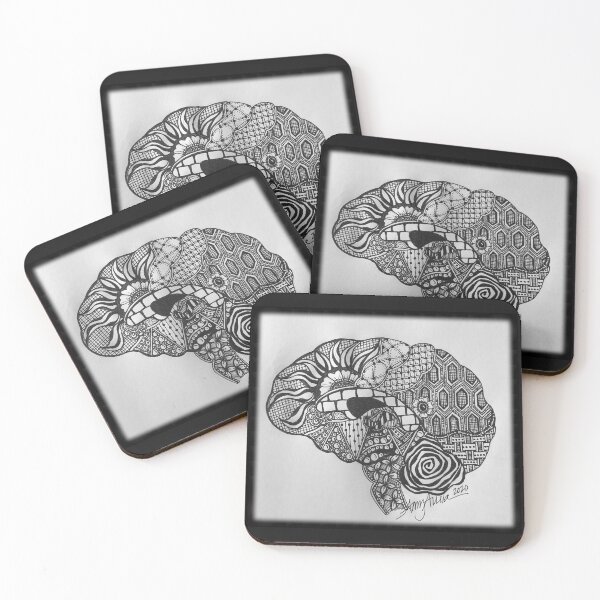 Item preview, Zentangle Brain designed and sold by Amy Avila.