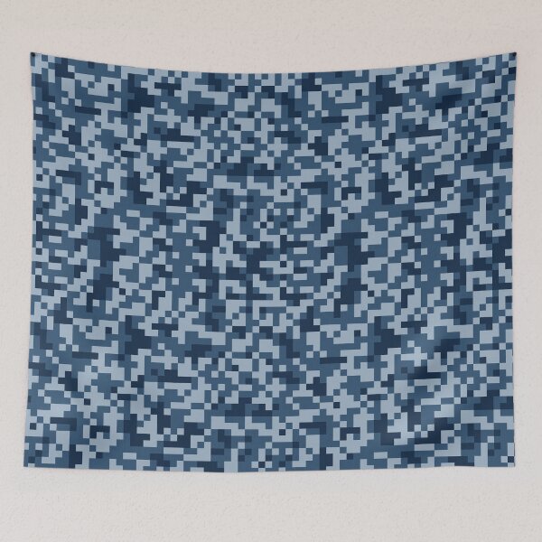 Item preview, Pixel blue khaki designed and sold by AlexGolyakov.