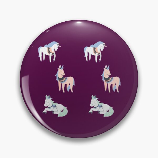 Item preview, Kindy. 6 Colourful Unicorns designed and sold by thekidsprint.