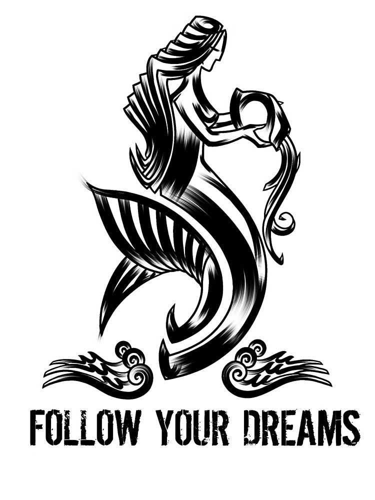 Thumbnail 3 of 3, Sticker, Mermaid of dreams designed and sold by 4LORDS.