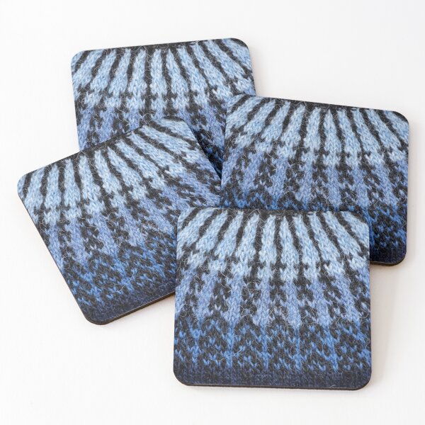 Item preview, Icelandic sweater pattern - Shades of blue designed and sold by elisainiceland.