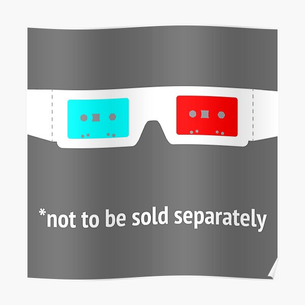 Beware! The Radio • 3D GLASSES Poster