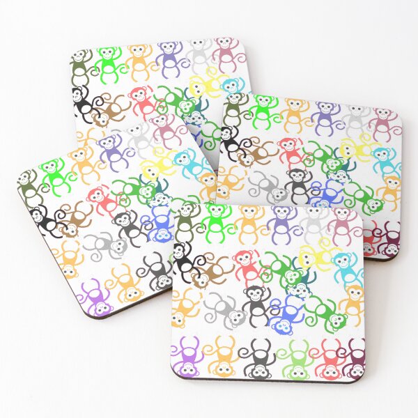 Item preview, Different monkey in colors,monkey in colors designed and sold by Sensihoriverse.