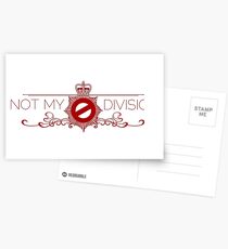 Not My Division Postcards