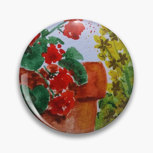 Item preview, Colourful pot plants designed and sold by CaffGillArt.