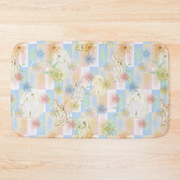 Item preview, Pastel Bunnies & Spring Daisies  designed and sold by Karen Del Pellegrino.